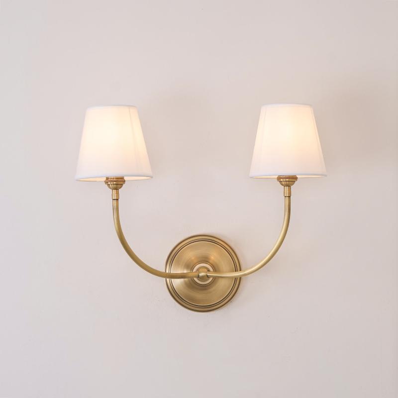 Olvaror Applique Murale Métal Tissu Industriel Vintage - Neutralighting