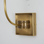 Victor Applique Murale en Bronze Noir et Tissu - Neutralighting