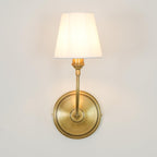 Victor Applique Murale en Bronze Noir et Tissu - Neutralighting