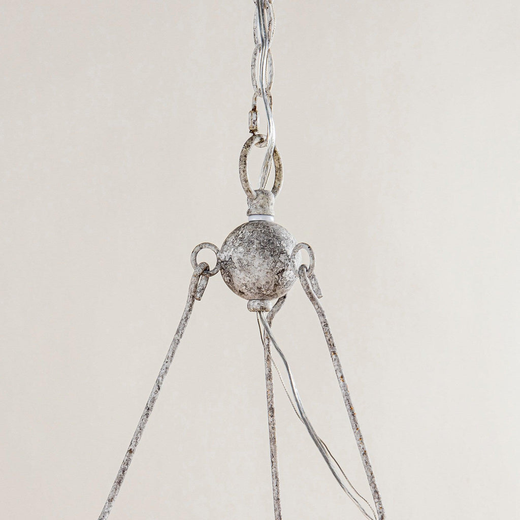 Mysilora Lustre Industriel Vintage Roue Bois Métal - Neutralighting