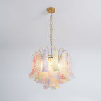 Clarity Chandelier Moderne en Verre Coloré - Neutralighting