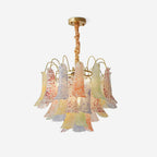 Clarity Chandelier Moderne en Verre Coloré - Neutralighting