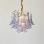 Clarity Chandelier Moderne en Verre Coloré - Neutralighting