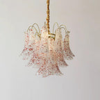 Clarity Chandelier Moderne en Verre Coloré - Neutralighting