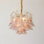 Clarity Chandelier Moderne en Verre Coloré - Neutralighting