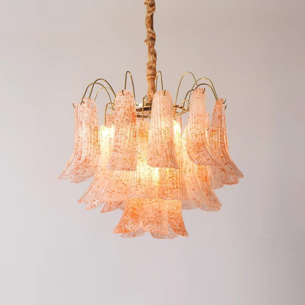 Clarity Chandelier Moderne en Verre Coloré - Neutralighting