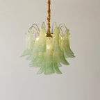 Clarity Chandelier Moderne en Verre Coloré - Neutralighting