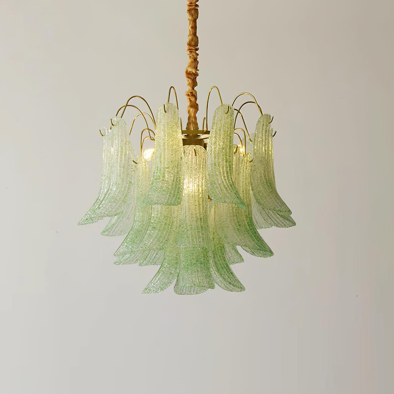 Clarity Chandelier Moderne en Verre Coloré - Neutralighting
