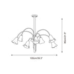 Mira Lustre en Verre en Forme de Fleur - Neutralighting