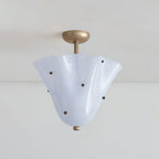 Eldis Lampe Plafond Semi-Encastrée en Verre Murano - Neutralighting