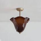 Eldis Lampe Plafond Semi-Encastrée en Verre Murano - Neutralighting