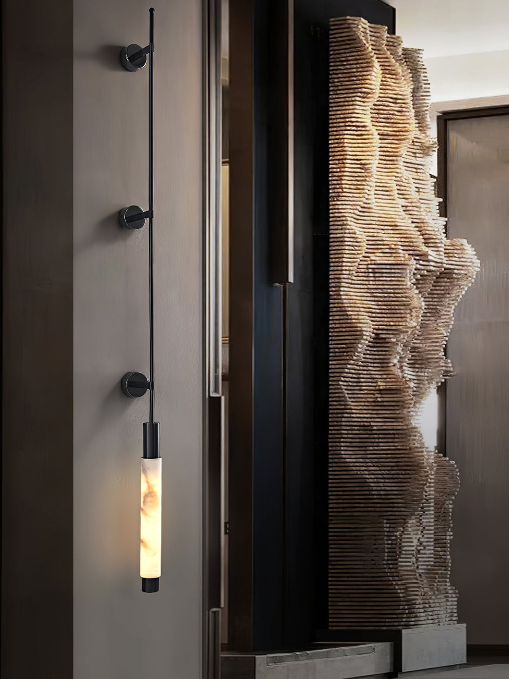 Veyra Lampe Murale en Albâtre Liner - Neutralighting