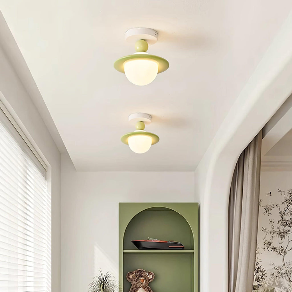 Pivoro Lustra Plafonnier Rouge Blanc - Neutralighting