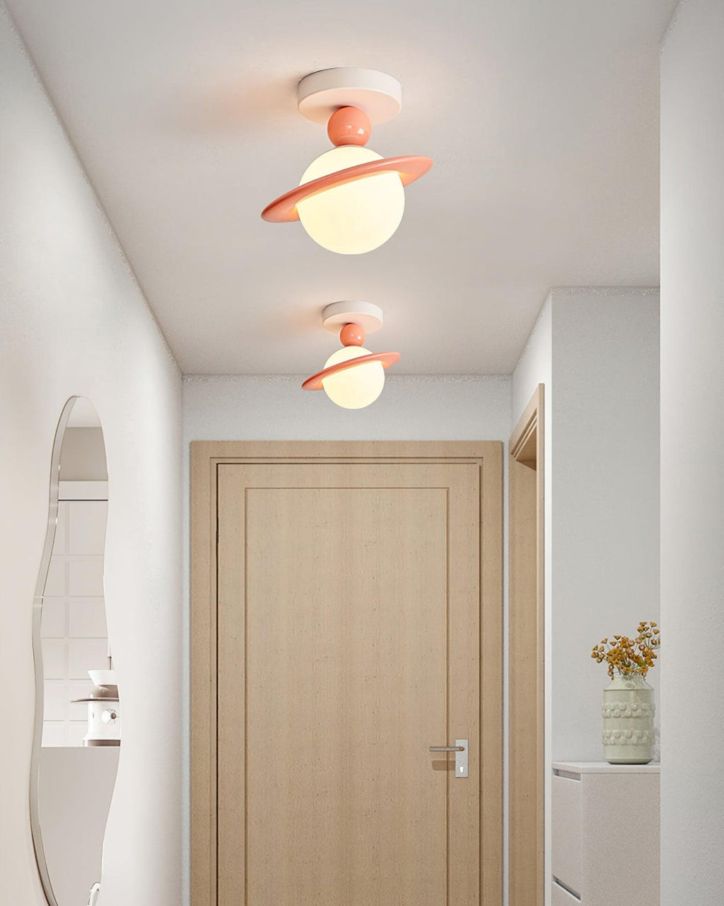 Pivoro Lustra Plafonnier Rouge Blanc - Neutralighting