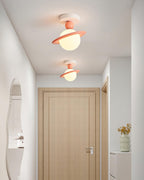 Pivoro Lustra Plafonnier Rouge Blanc - Neutralighting