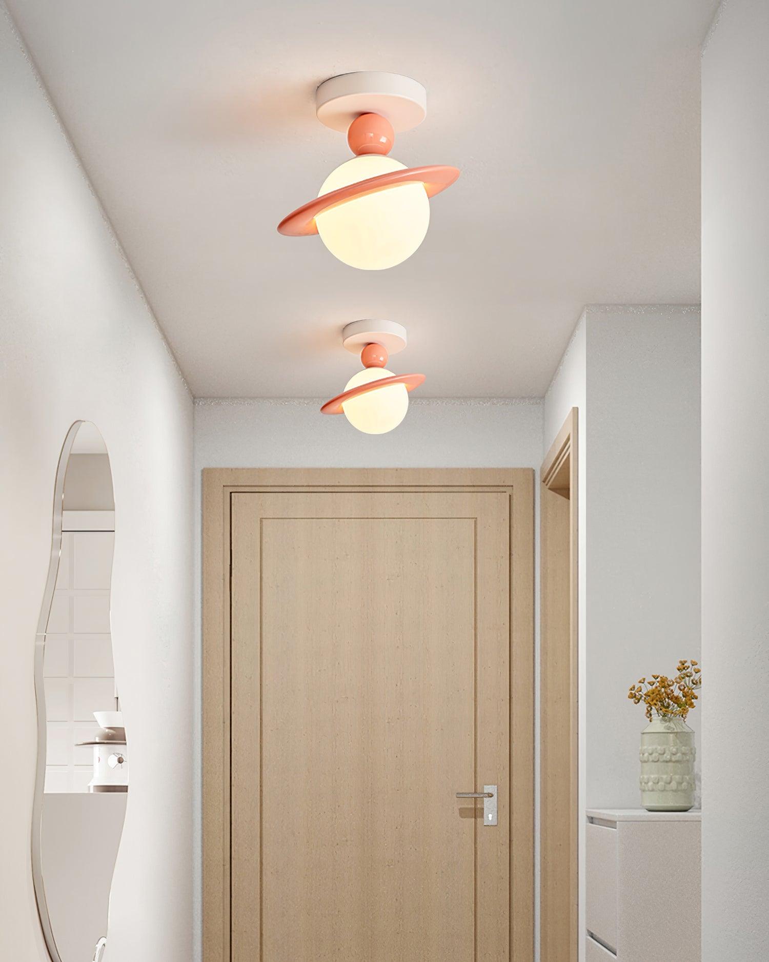 Pivoro Lustra Plafonnier Rouge Blanc - Neutralighting
