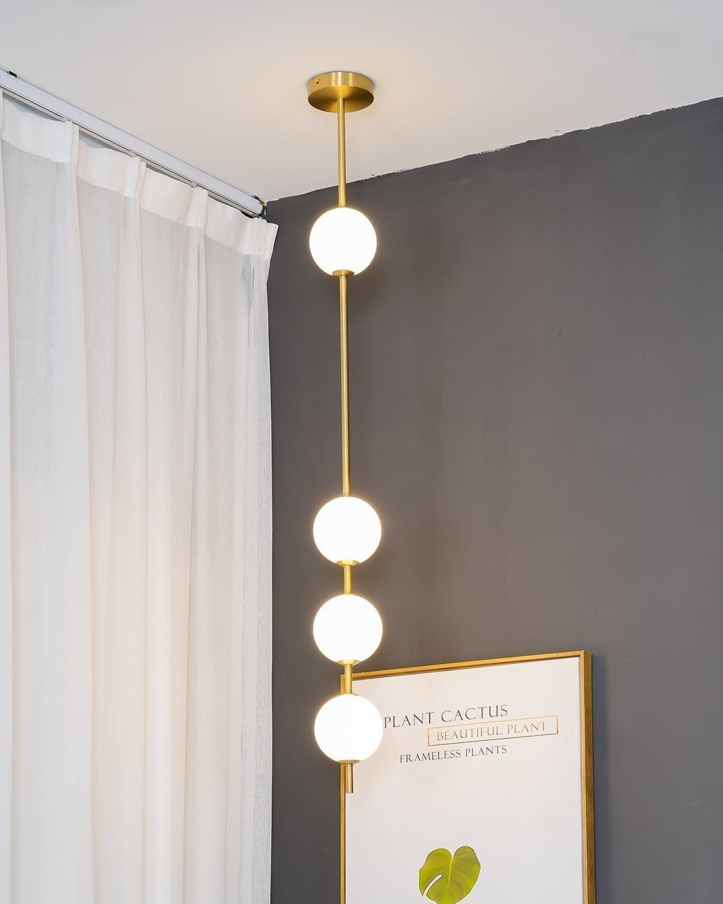 Halo Lampe suspendue moderne en laiton - Neutralighting