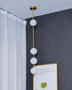 Halo Lampe suspendue moderne en laiton - Neutralighting