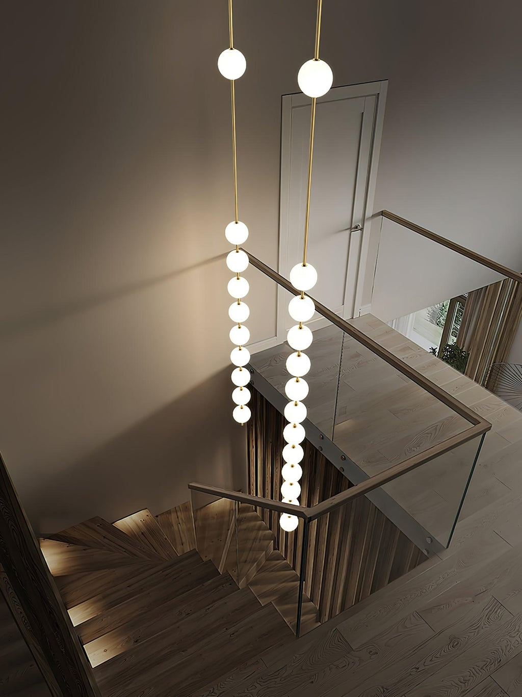 Halo Lampe suspendue moderne en laiton - Neutralighting