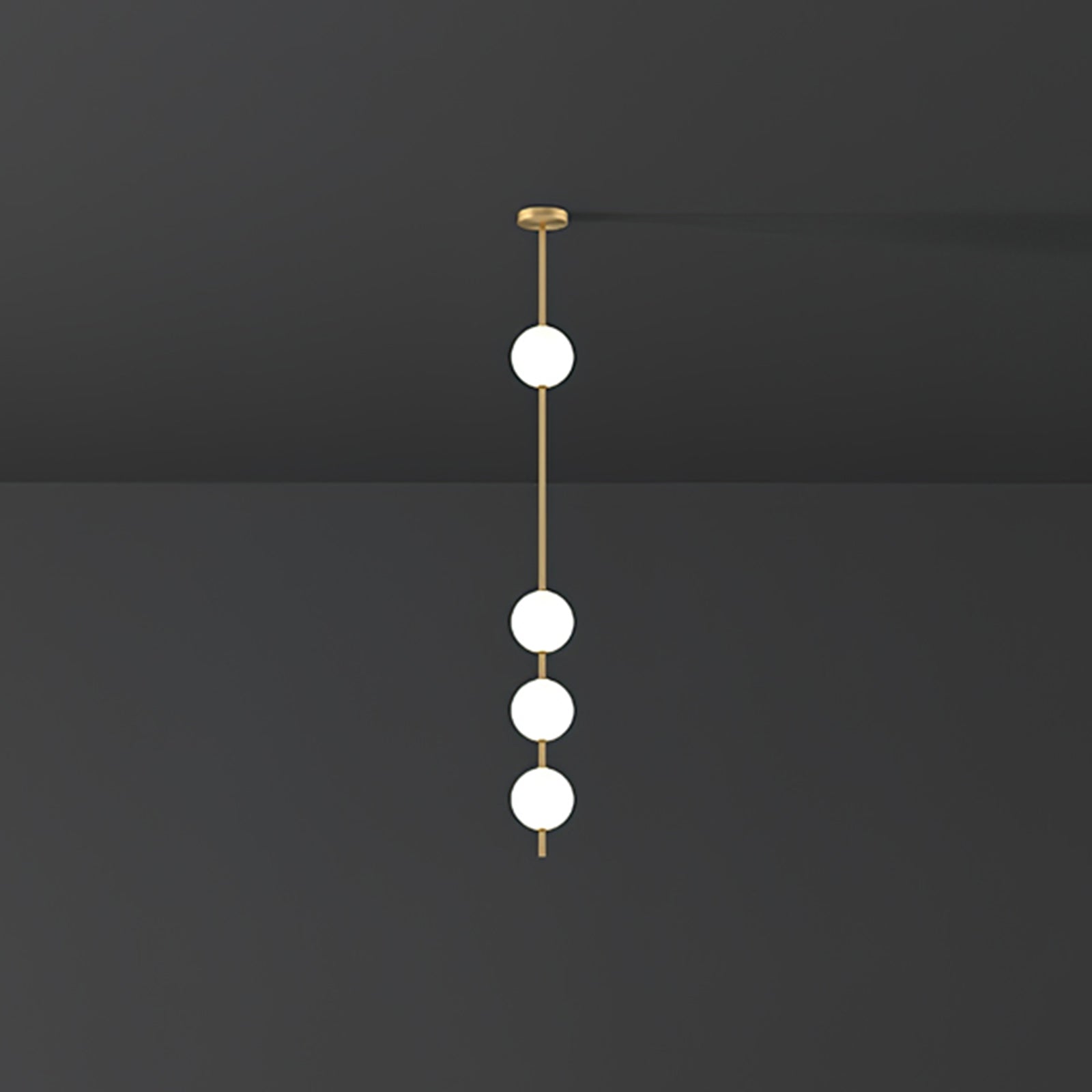 Halo Lampe suspendue moderne en laiton - Neutralighting