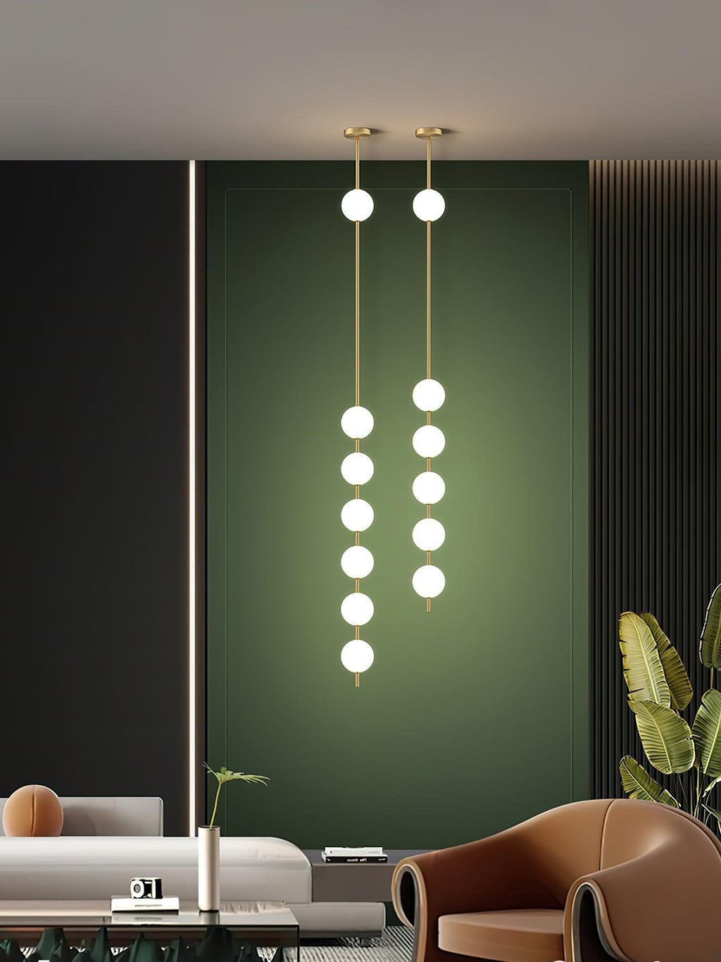 Halo Lampe suspendue moderne en laiton - Neutralighting