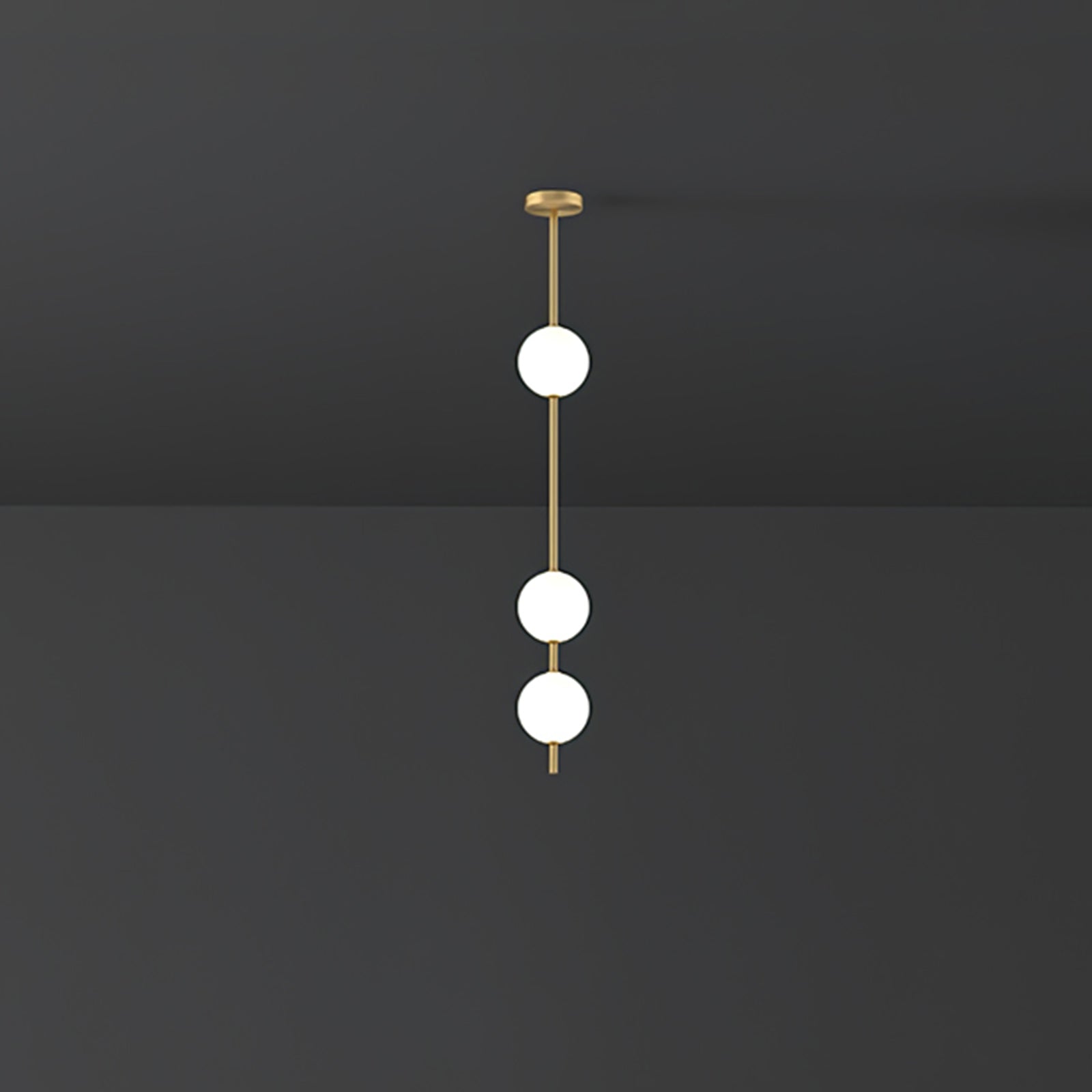 Halo Lampe suspendue moderne en laiton - Neutralighting