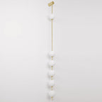 Lustra Applique Murale Sphères Verticales Laiton - Neutralighting