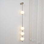 Lustra Applique Murale Sphères Verticales Laiton - Neutralighting