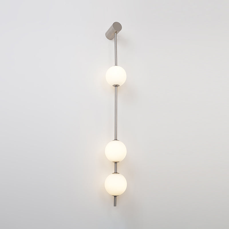 Lustra Applique Murale Sphères Verticales Laiton - Neutralighting