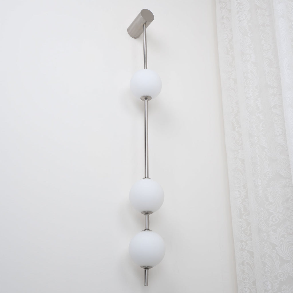 Lustra Applique Murale Sphères Verticales Laiton - Neutralighting