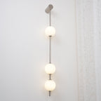 Lustra Applique Murale Sphères Verticales Laiton - Neutralighting