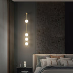 Lustra Applique Murale Sphères Verticales Laiton - Neutralighting