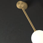 Lustra Applique Murale Sphères Verticales Laiton - Neutralighting