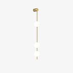 Lustra Applique Murale Sphères Verticales Laiton - Neutralighting