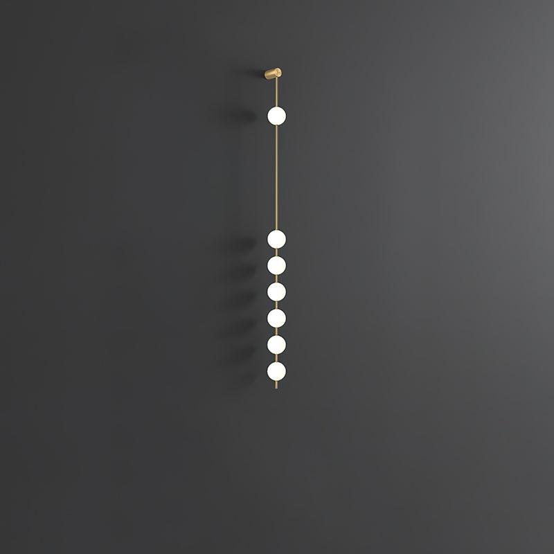 Lustra Applique Murale Sphères Verticales Laiton - Neutralighting