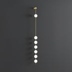 Lustra Applique Murale Sphères Verticales Laiton - Neutralighting