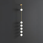 Lustra Applique Murale Sphères Verticales Laiton - Neutralighting