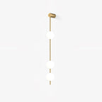 Lustra Applique Murale Sphères Verticales Laiton - Neutralighting