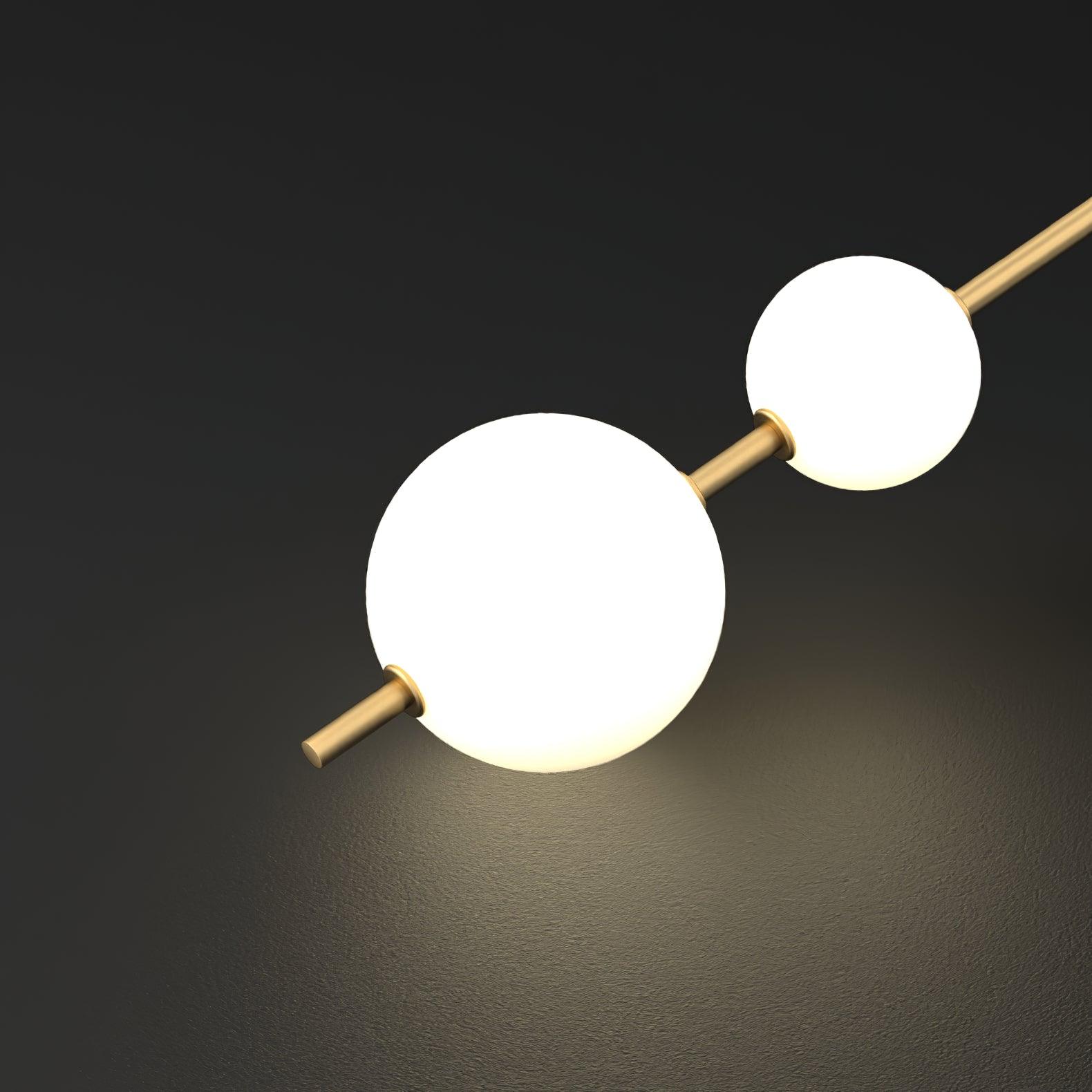Ilraeia Vertical Globe Plug-in Wall Lamp - Neutralighting