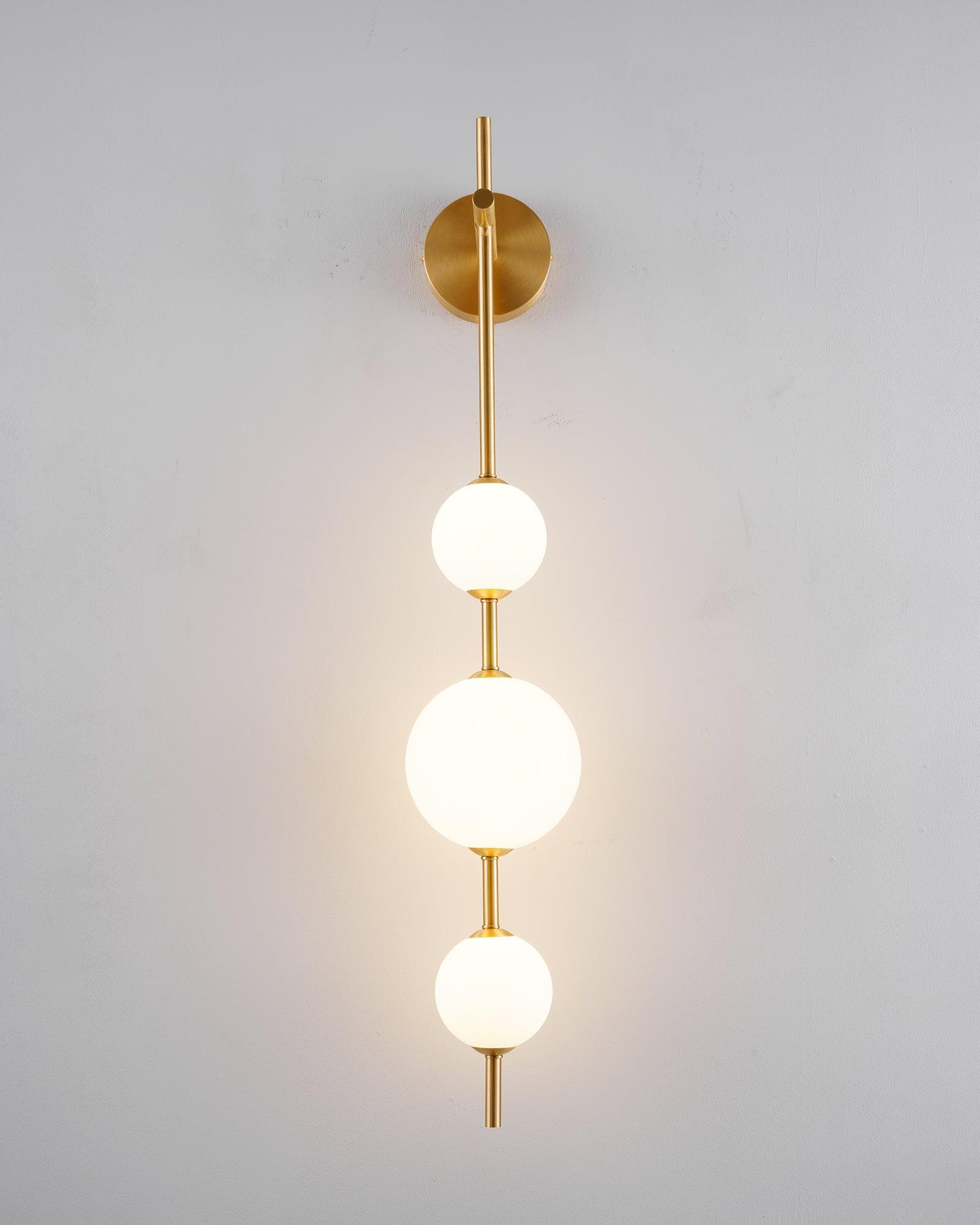 Ilraeia Vertical Globe Plug-in Wall Lamp - Neutralighting