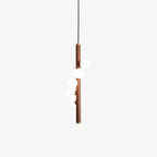 Lustra Suspension Linéaire en Bois et Verre - Neutralighting