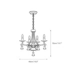 Cuvenara Lustre Laiton Cristal Luxe Postmoderne - Neutralighting