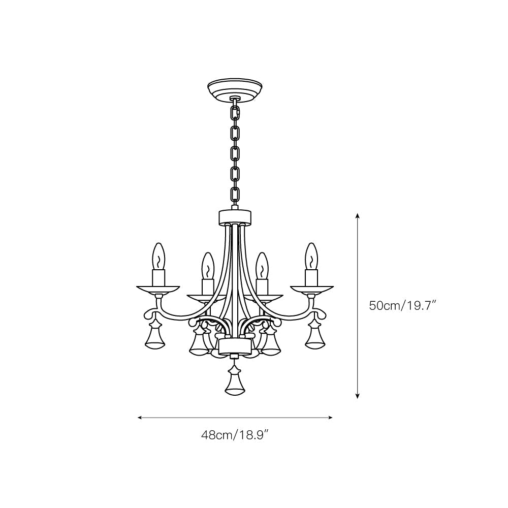 Cuvenara Lustre Laiton Cristal Luxe Postmoderne - Neutralighting