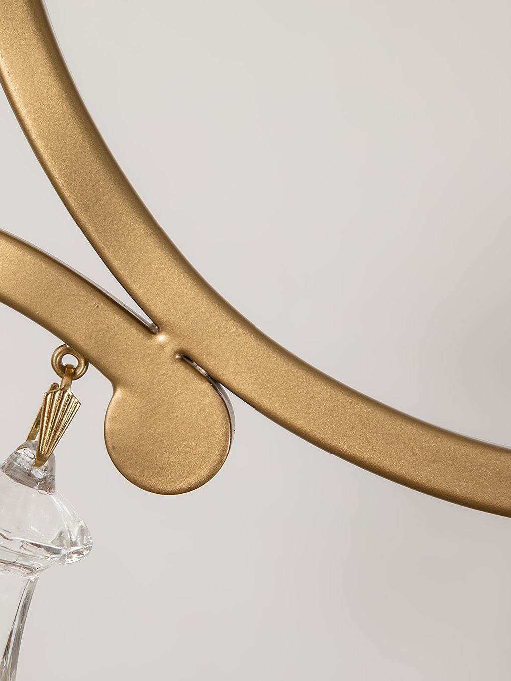 Cuvenara Lustre Laiton Cristal Luxe Postmoderne - Neutralighting
