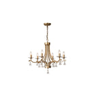 Cuvenara Lustre Laiton Cristal Luxe Postmoderne - Neutralighting