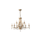 Cuvenara Lustre Laiton Cristal Luxe Postmoderne - Neutralighting