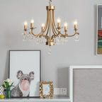 Cuvenara Lustre Laiton Cristal Luxe Postmoderne - Neutralighting