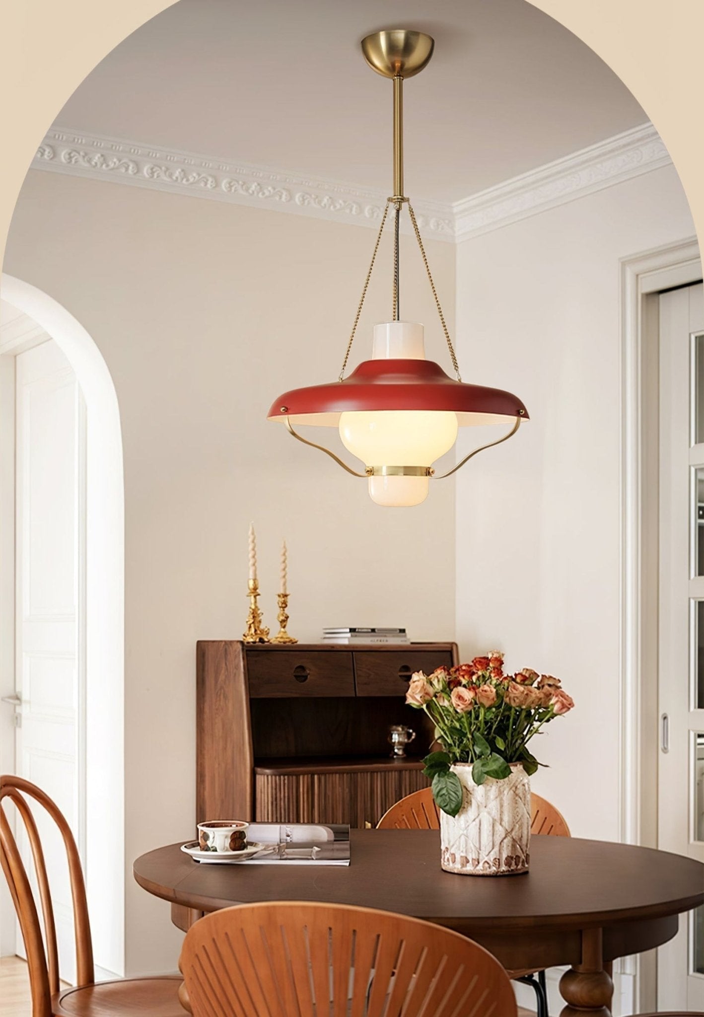 Olaeon Suspension en Verre Style Mi-Siècle - Neutralighting