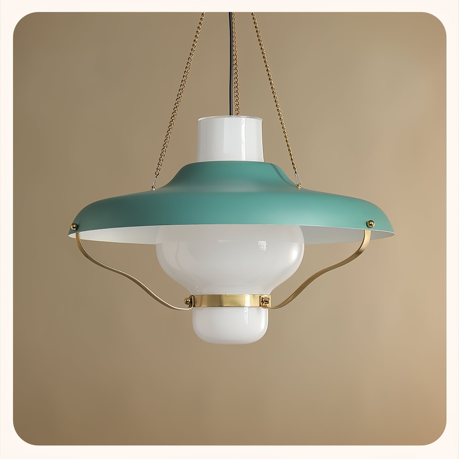 Olaeon Suspension en Verre Style Mi-Siècle - Neutralighting