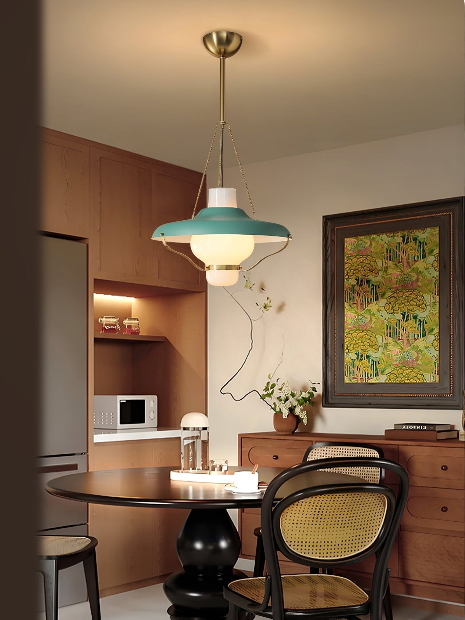 Olaeon Suspension en Verre Style Mi-Siècle - Neutralighting